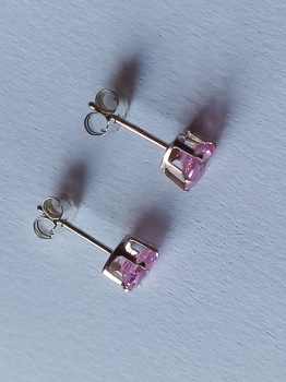 pinke zirkonia-silber-ohrringe-